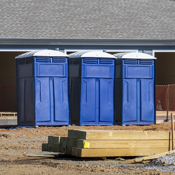 are there any restrictions on where i can place the portable toilets during my rental period in Mansfield